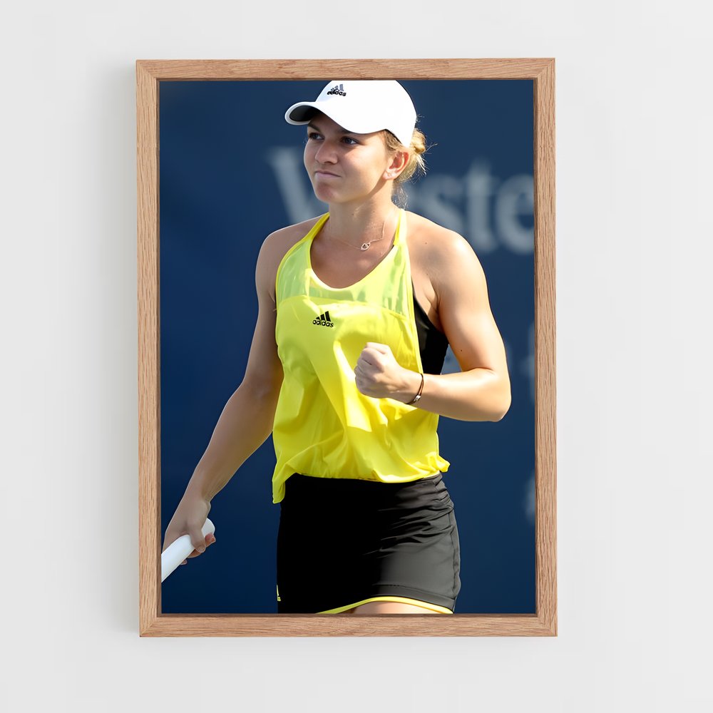 Poster Simona halep championne – affiche Tennis (vue 4)